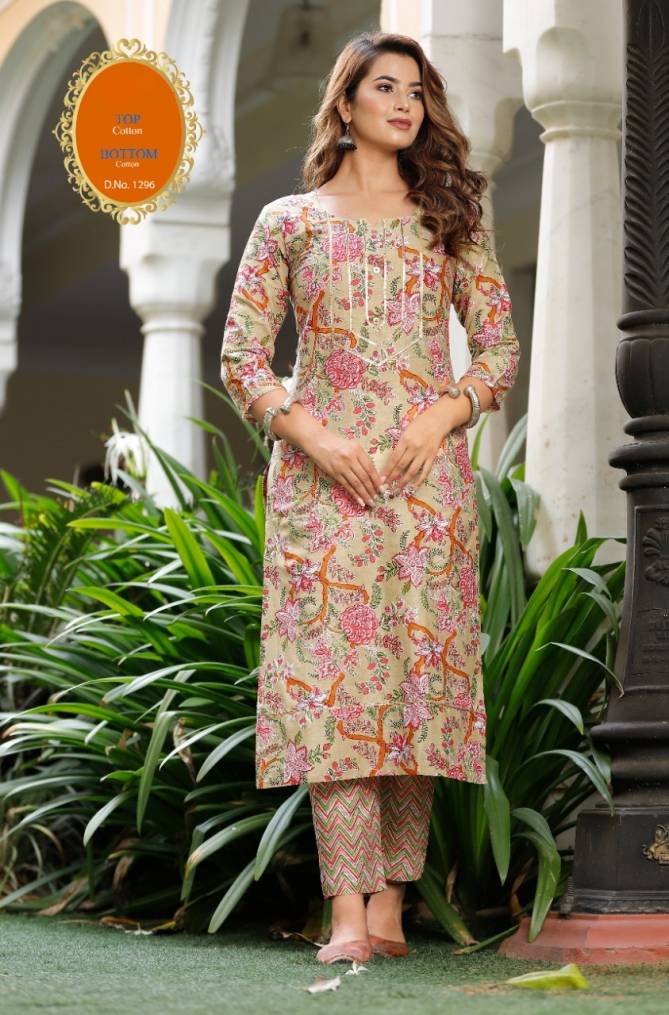 Sakhi 7 Designer Casual Wear Cotton Top With Bottom Collection